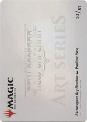 Extravagant Replication // Extravagant Replication (ASNC-053) - New Capenna Art Series (Borderless) Foil