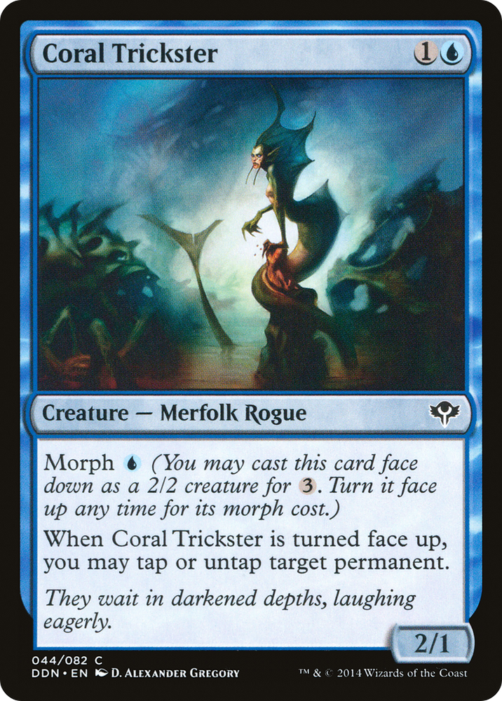 Coral Trickster (DDN-044) - Duel Decks: Speed vs. Cunning