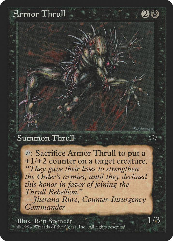 Armor Thrull (Spencer) (FEM-33B) - Fallen Empires