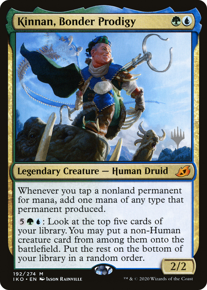 Kinnan, Bonder Prodigy (PPIKO-192P) - Ikoria: Lair of Behemoths Promos Foil