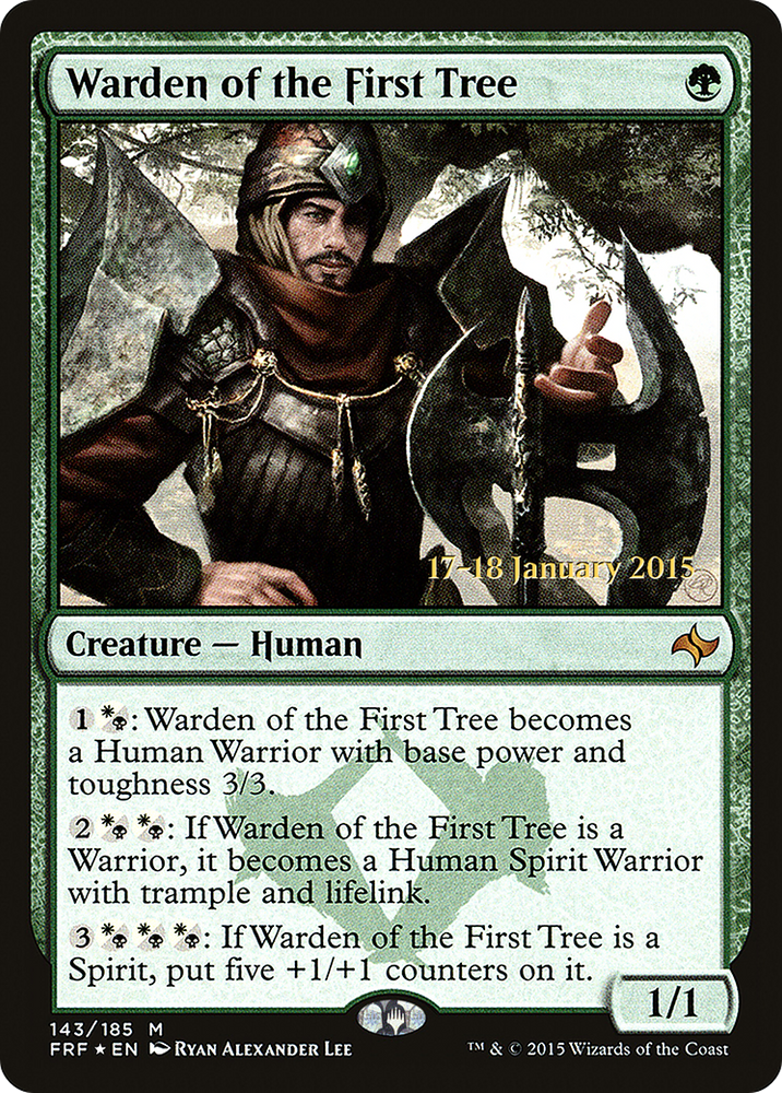 Warden of the First Tree (PRE-143) - Fate Reforged Promos Foil