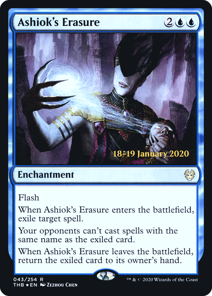 Ashiok's Erasure (PRE-043) - Theros Beyond Death Promos Foil