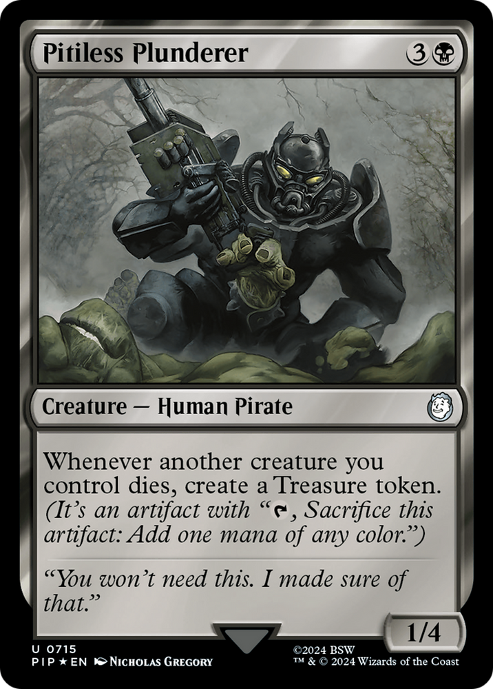 Pitiless Plunderer (Surge Foil) (PIP-715) - Fallout Foil