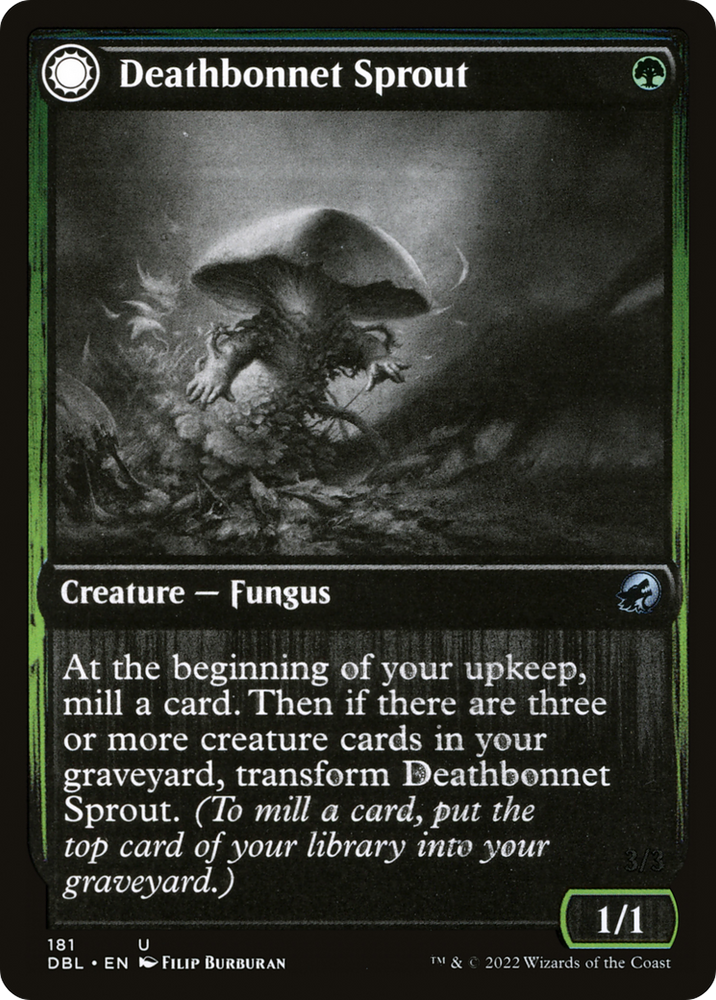 Deathbonnet Sprout (DBL-181) - Innistrad: Double Feature: (Double Faced Transform)