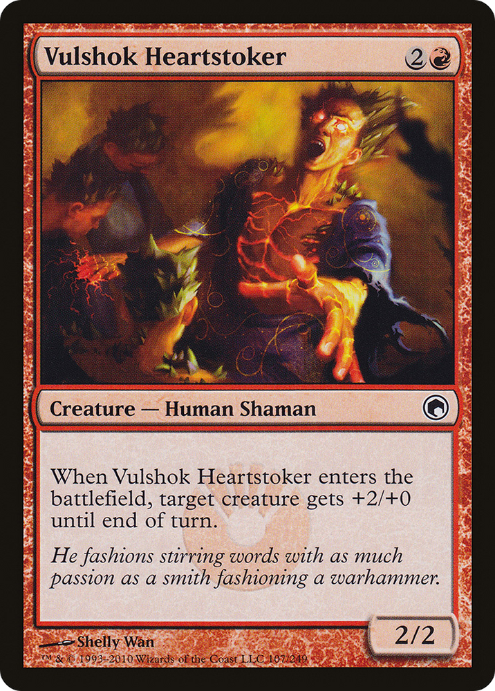 Vulshok Heartstoker (SOM-107) - Scars of Mirrodin Foil