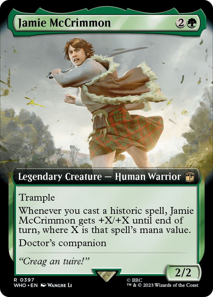 Jamie McCrimmon (Extended Art) (WHO-397) - Doctor Who: (Extended Art) Foil