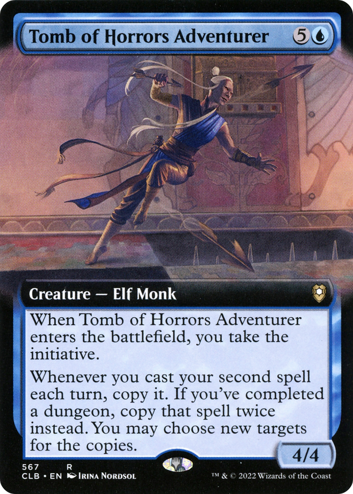 Tomb of Horrors Adventurer (Extended Art) (CLB-567) - Commander Legends: Battle for Baldur's Gate: (Extended Art) Foil