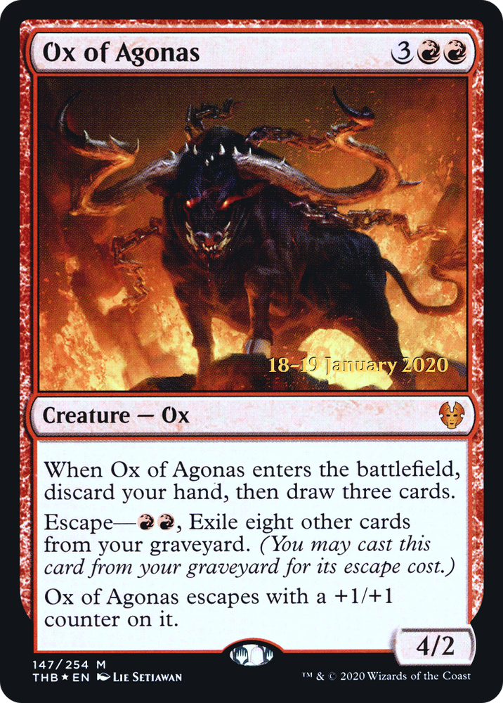 Ox of Agonas (PRE-147) - Theros Beyond Death Promos Foil