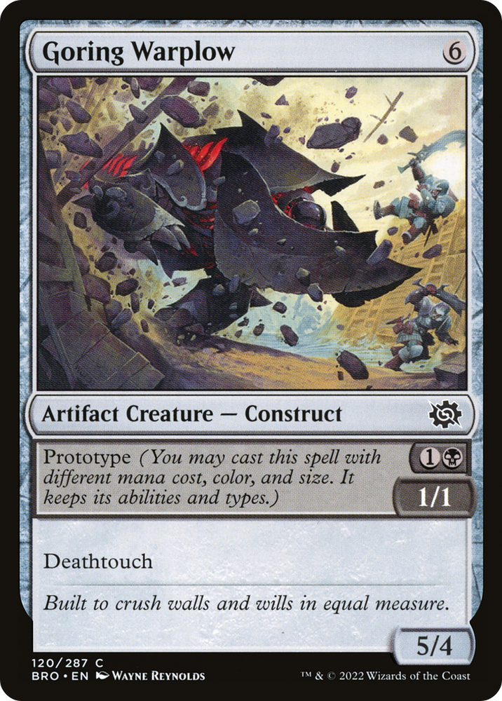Goring Warplow (BRO-120) - The Brothers' War Foil