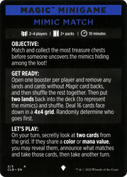 Mimic Match // Mimic Match (cont'd) (MCLB-002) - Commander Legends: Battle for Baldur's Gate Minigames