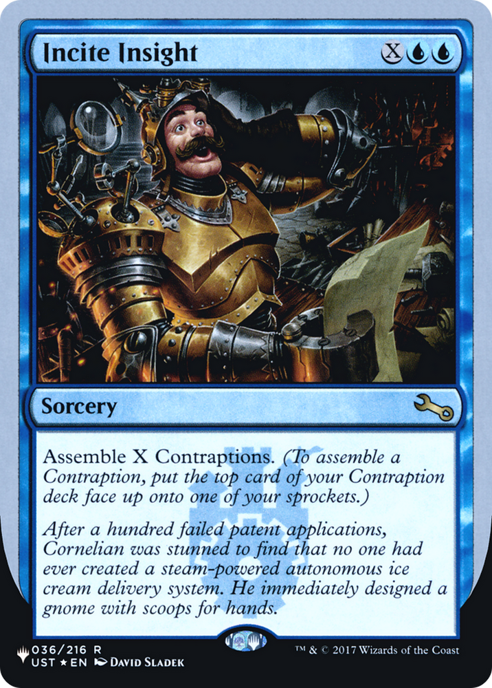 Incite Insight (LIST-016) - The List (Unfinity Foil Edition) Foil