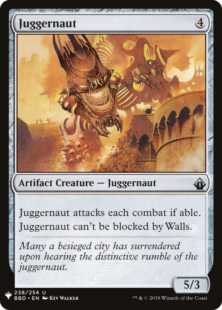 Juggernaut (LIST-238) - The List