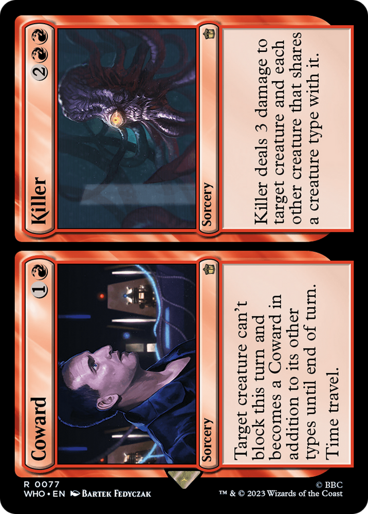 Coward // Killer (WHO-077) - Doctor Who Foil