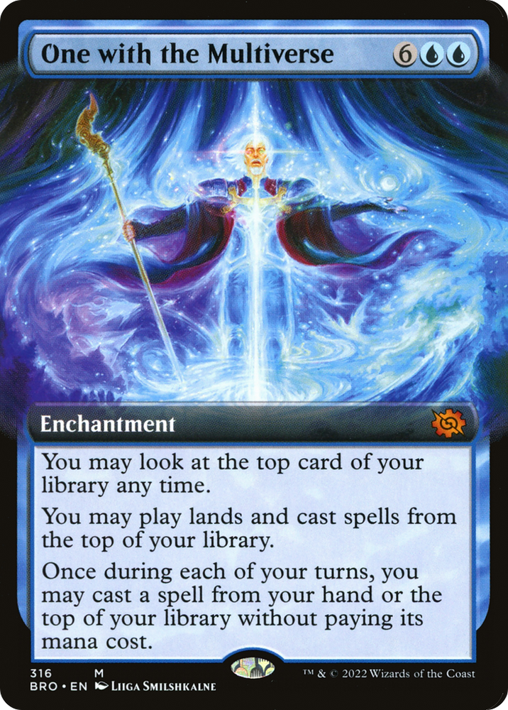 One with the Multiverse (Extended Art) (BRO-316) - The Brothers' War: (Extended Art) Foil