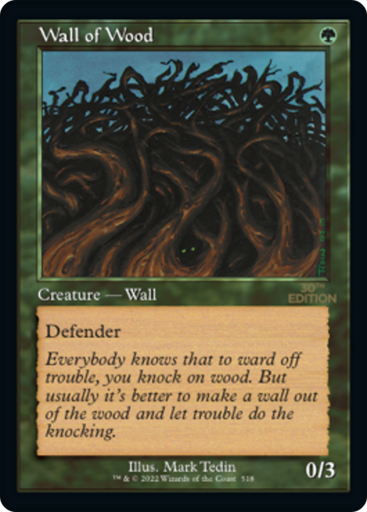 Wall of Wood (Retro Frame) (30A-518) - 30th Anniversary Edition