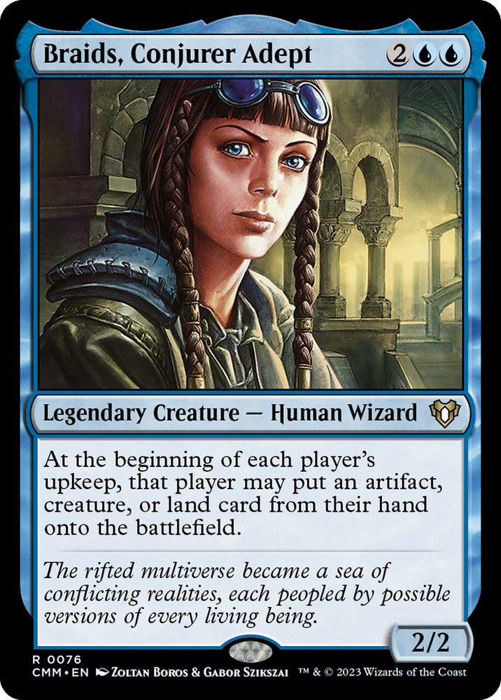 Braids, Conjurer Adept (CMM-076) - Commander Masters Foil