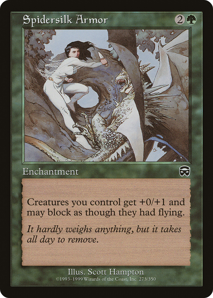 Spidersilk Armor (MMQ-273) - Mercadian Masques Foil