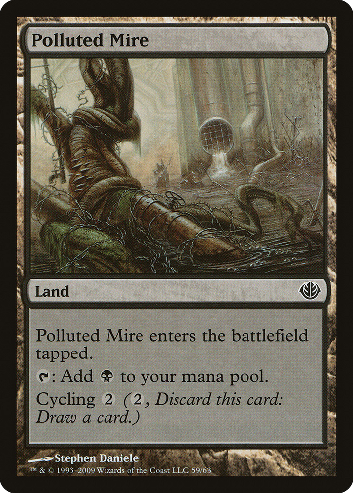 Polluted Mire (DDD-059) - Duel Decks: Garruk vs. Liliana