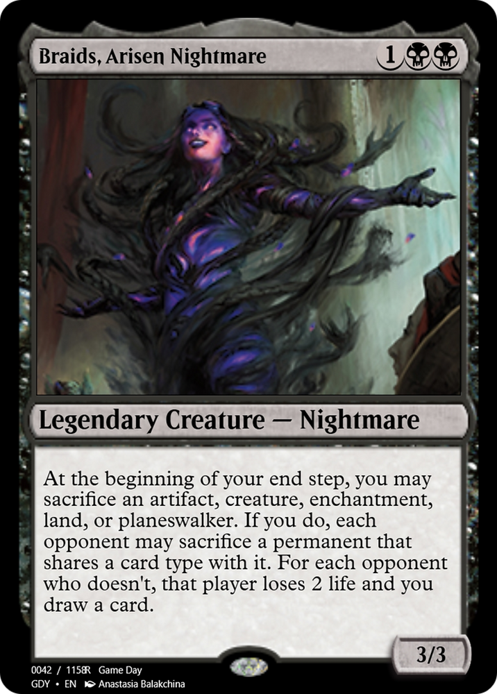 Braids, Arisen Nightmare (PRM-105692) - Magic Online Promos Foil