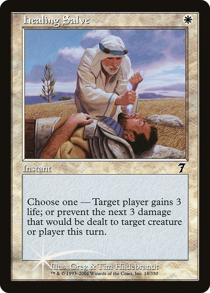 Healing Salve (7ED-18★) - Seventh Edition Foil