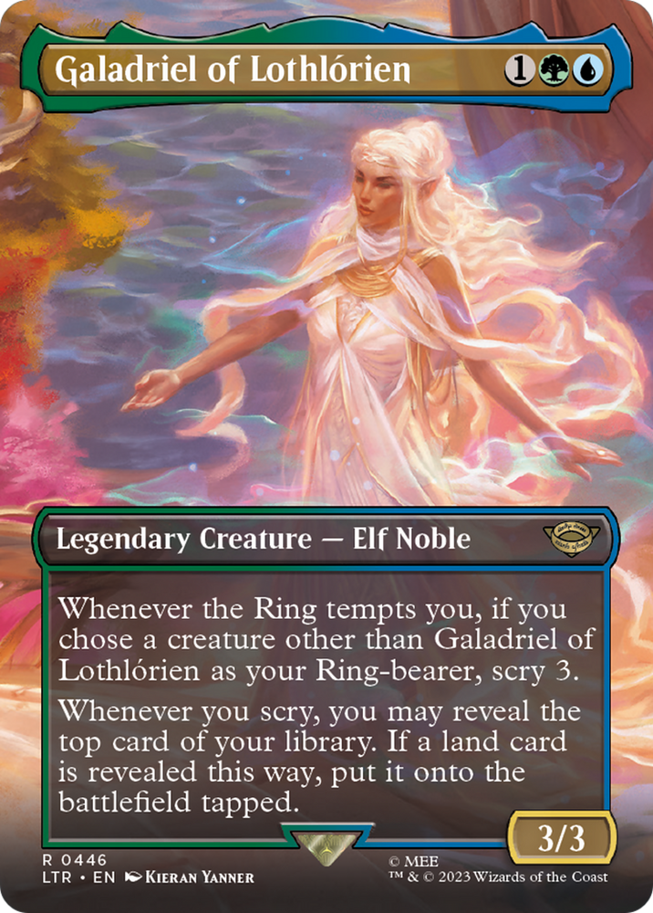 Galadriel of Lothlorien (Borderless) (LTR-446) - The Lord of the Rings: Tales of Middle-earth (Borderless)
