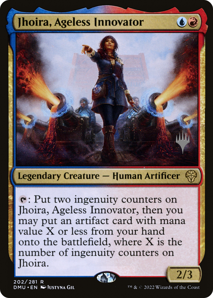 Jhoira, Ageless Innovator (PPDMU-202P) - Dominaria United Promos