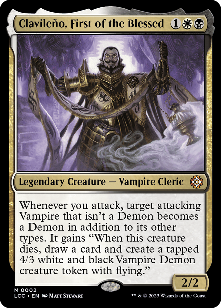Clavileno, First of the Blessed (LCC-002) - The Lost Caverns of Ixalan Commander Foil