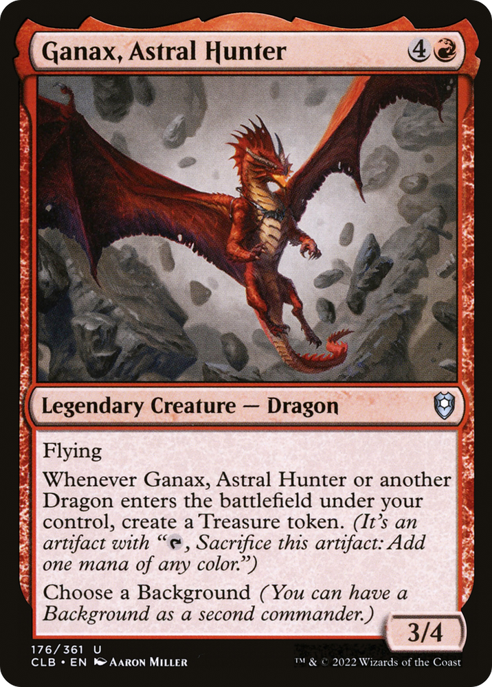 Ganax, Astral Hunter (CLB-176) - Commander Legends: Battle for Baldur's Gate