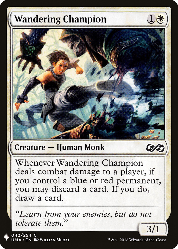 Wandering Champion (LIST-UMA-42) - The List
