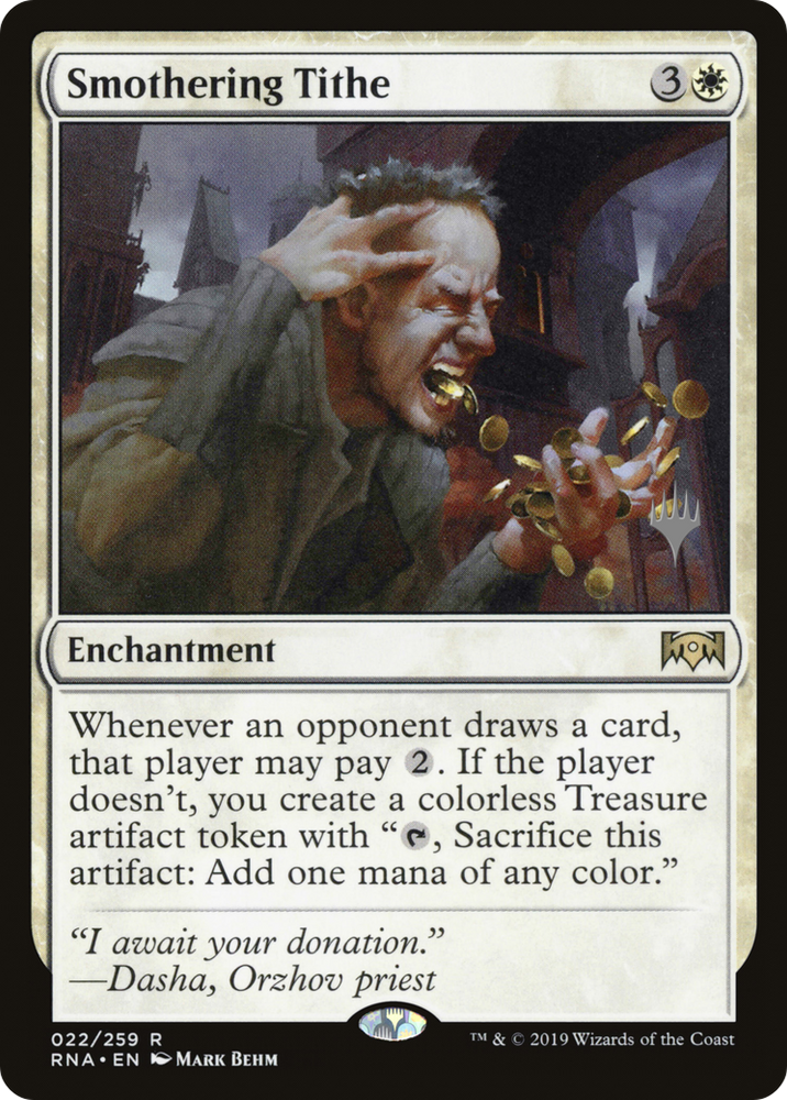 Smothering Tithe (PPELD-022) - Ravnica Allegiance Promos