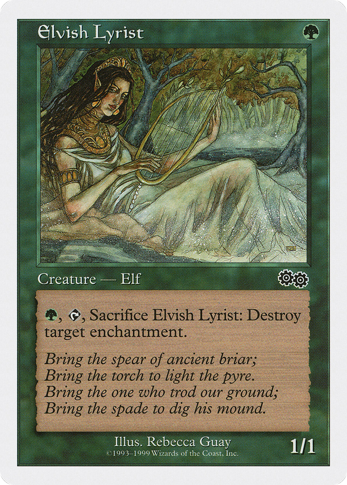 Elvish Lyrist (BRB-023) - Battle Royale Box Set