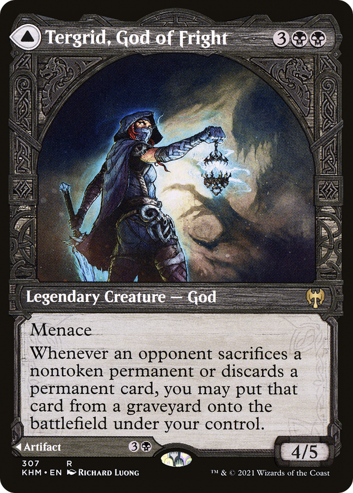 Tergrid, God of Fright (Showcase) (KHM-307) - Kaldheim: (Showcase)