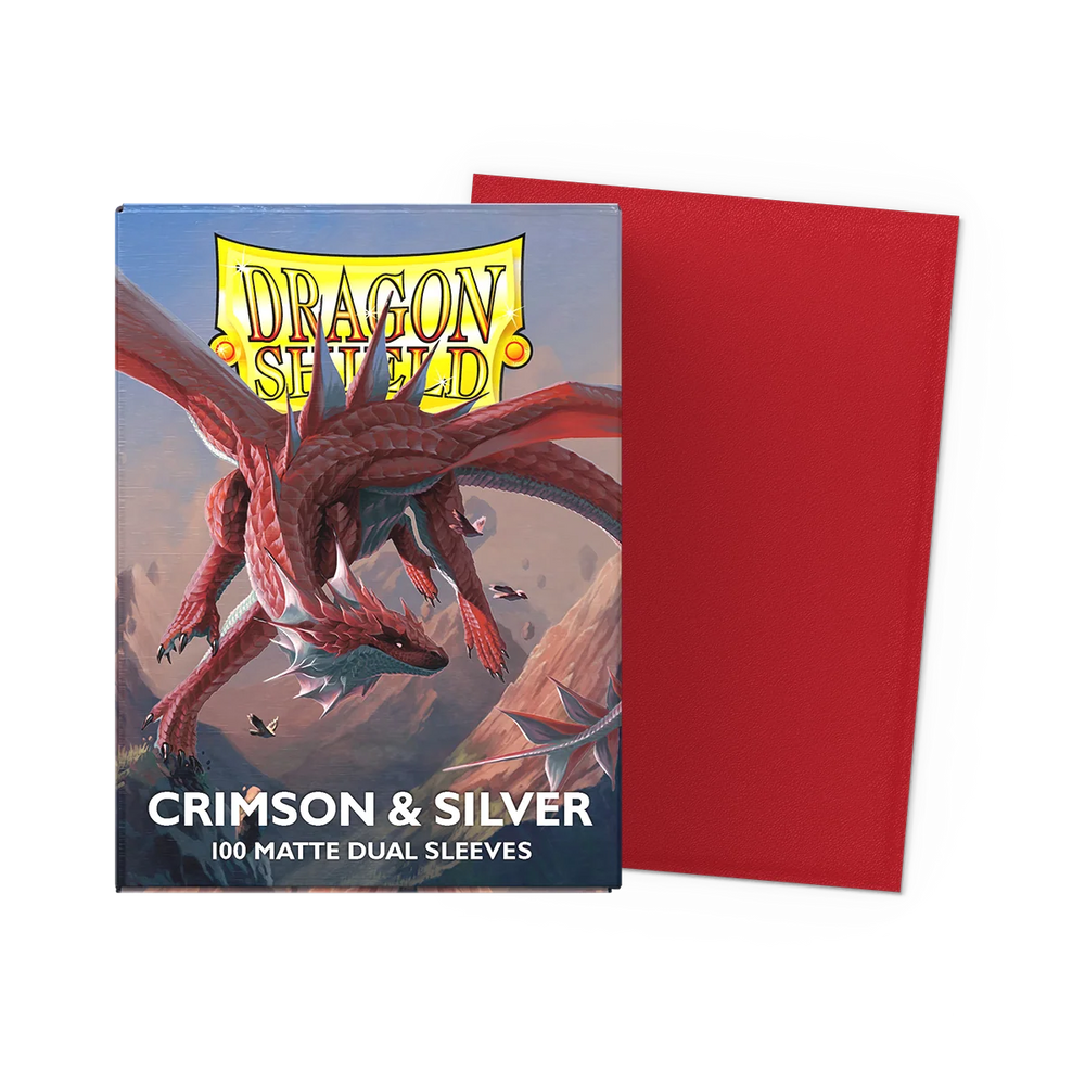 Crimson & Silver - Matte Dual Sleeves