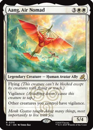 Aang, Air Nomad Magic: The Gathering trading card