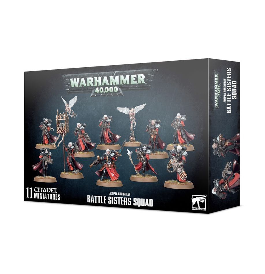 Warhammer 40,000 Adepta Sororitas Battle Sisters Squad (11 Citadel Miniatures)