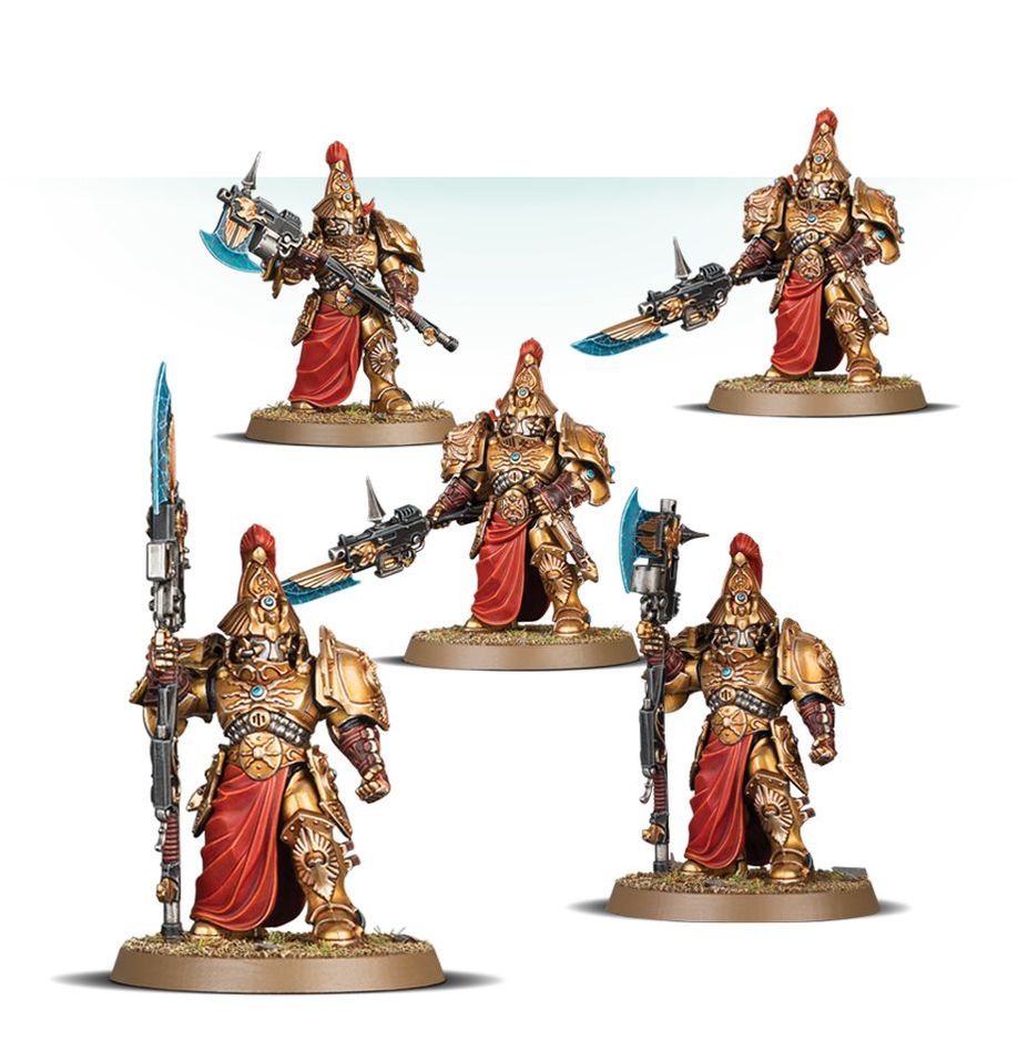 Warhammer 40,000 Adeptus Custodes Custodian Wardens (5 Miniatures)