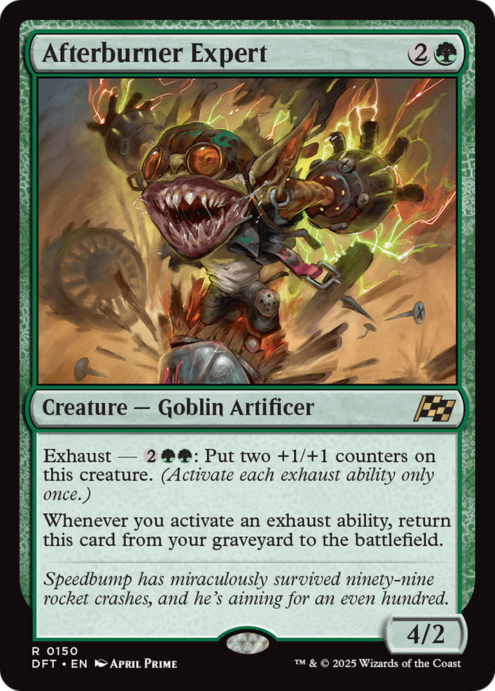 Afterburner Expert Magic: The Gathering trading card