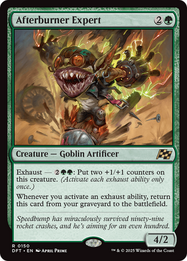 Afterburner Expert Magic: The Gathering trading card