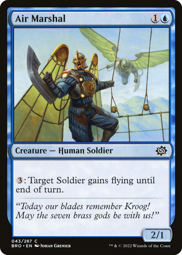 Air Marshal Magic: The Gathering trading card