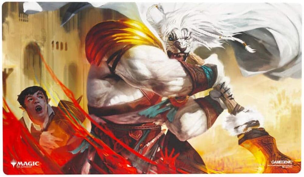 Secrets of Strixhaven Playmat -  Ajani's Response