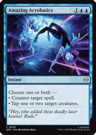 Amazing Acrobatics Magic: The Gathering trading card