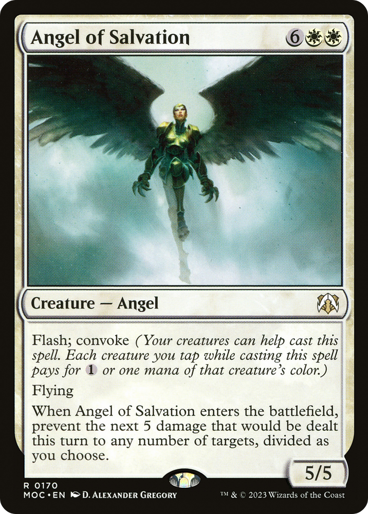 Angel of Salvation Magic: The Gathering trading card