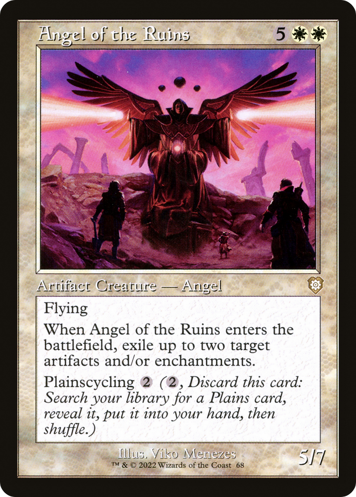 Angel of the Ruins Retro Frame Magic: The Gathering trading card