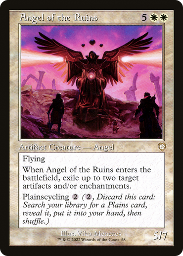 Angel of the Ruins Retro Frame Magic: The Gathering trading card