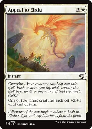 Appeal to Eirdu Magic: The Gathering trading card