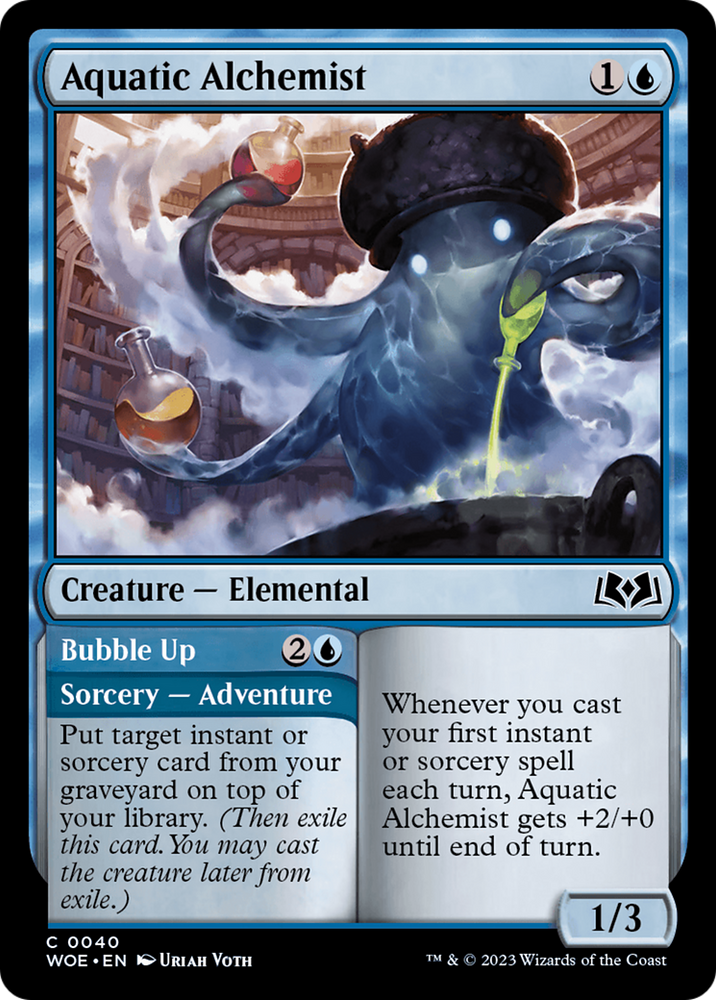Aquatic Alchemist Magic: The Gathering trading card