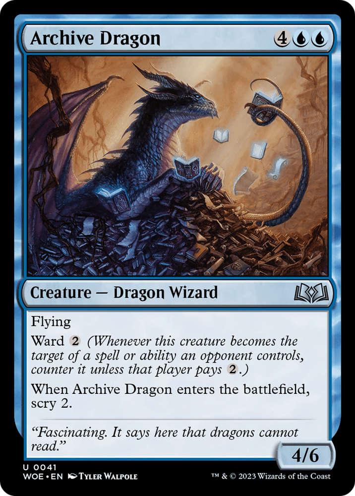 Archive Dragon Magic: The Gathering trading card