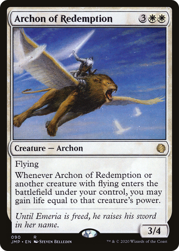 Archon of Redemption Magic: The Gathering trading card
