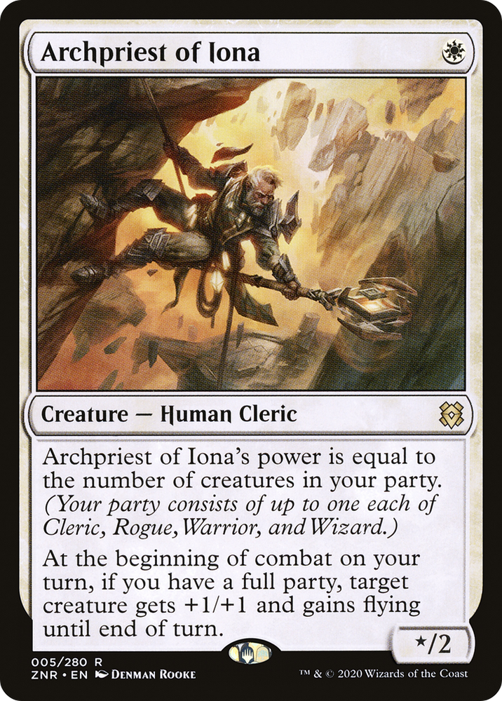 Archpriest of Iona Magic: The Gathering trading card