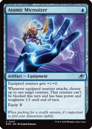 Atomic Microsizer Magic: The Gathering trading card